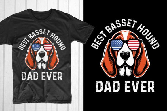 A Real Seller's Review of the Best Basset Hound Dad Ever Graphic