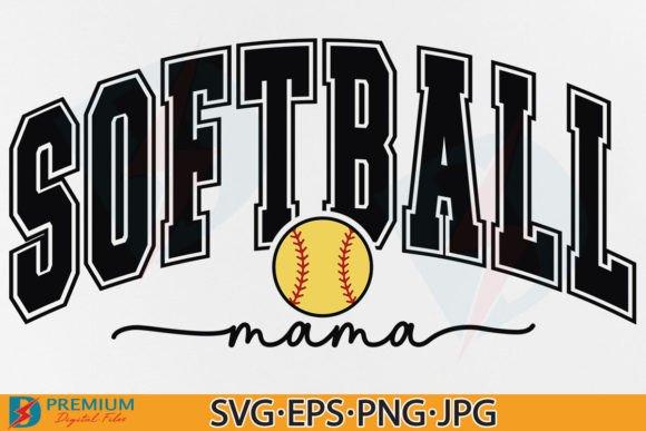 A Retro Varsity Mom Graphic for Team Spirit T-Shirt Designs