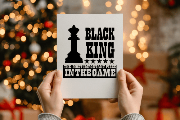 Black King Svg Png T-shirt Designs for Bold Brand Graphics