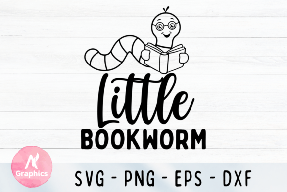 Little Bookworm SVG: A Designer's Review for T-Shirt Graphics
