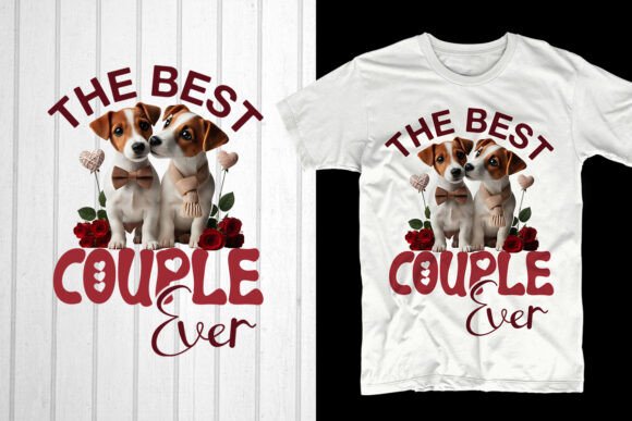 The Best Couple Ever Jack Russell Dog Graphics for T-Shirts