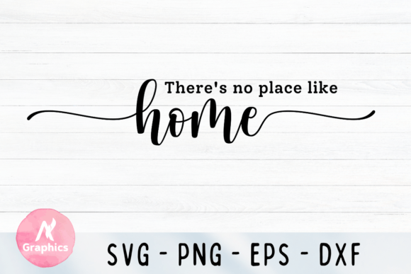 There's No Place Like Home Embroidery Design
