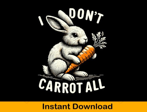 Women I Don't Carrot All Easter Graphics for T-Shirt Designs